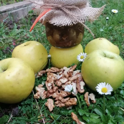 Manzana con Nuez, Miel y Canela
